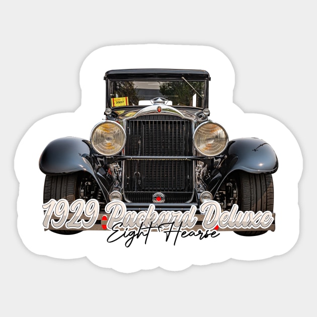 1929 Packard Deluxe Eight Hearse Sticker by Gestalt Imagery